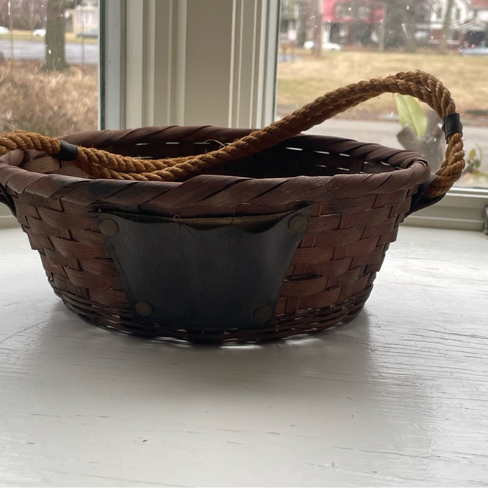 Rare vintage Japanese fishing utility basket